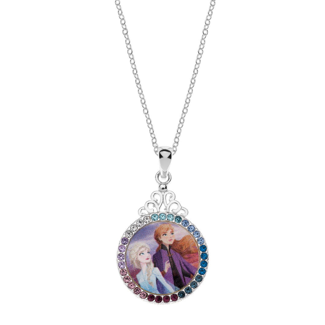 DISNEY COLLANA CON PENDENTE ANNA & ELSA FROZEN C902583SRML-P