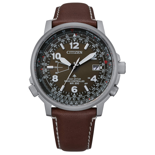 Citizen Radiocontrollato Pilot Acciaio CB0240-29X